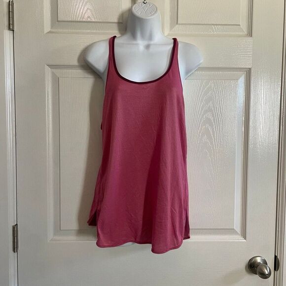 Lululemon Size 8 What The Sport Singlet Tank Top Magenta - Picture 2 of 6